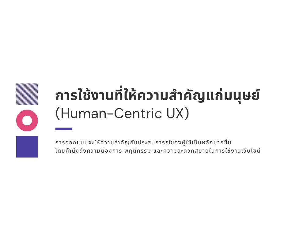 การใช้งานที่ให้ความสำคัญแก่มนุษย์ (Human-Centric UX)